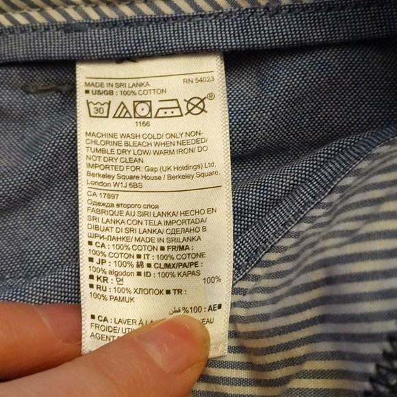 Banana Republic Blue/Gray Emerson Short - Picture 5 of 5